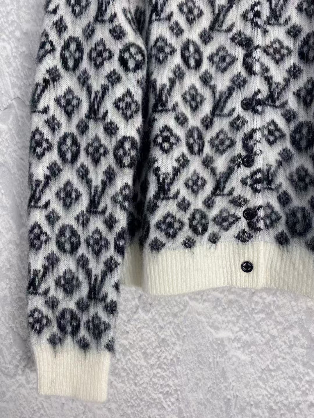 New Classic Monogram Full Print Knit Cardigan