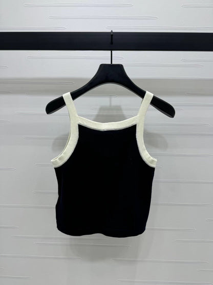 New autumn new logo knitted camisole