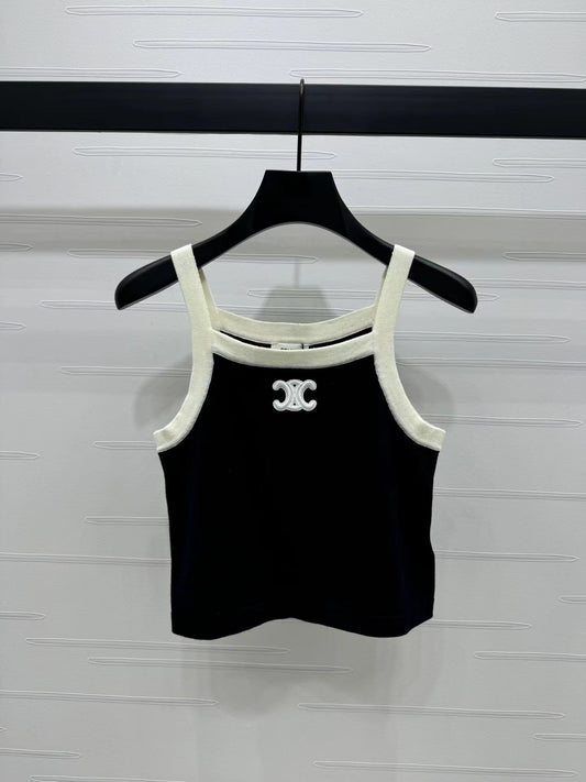 New autumn new logo knitted camisole