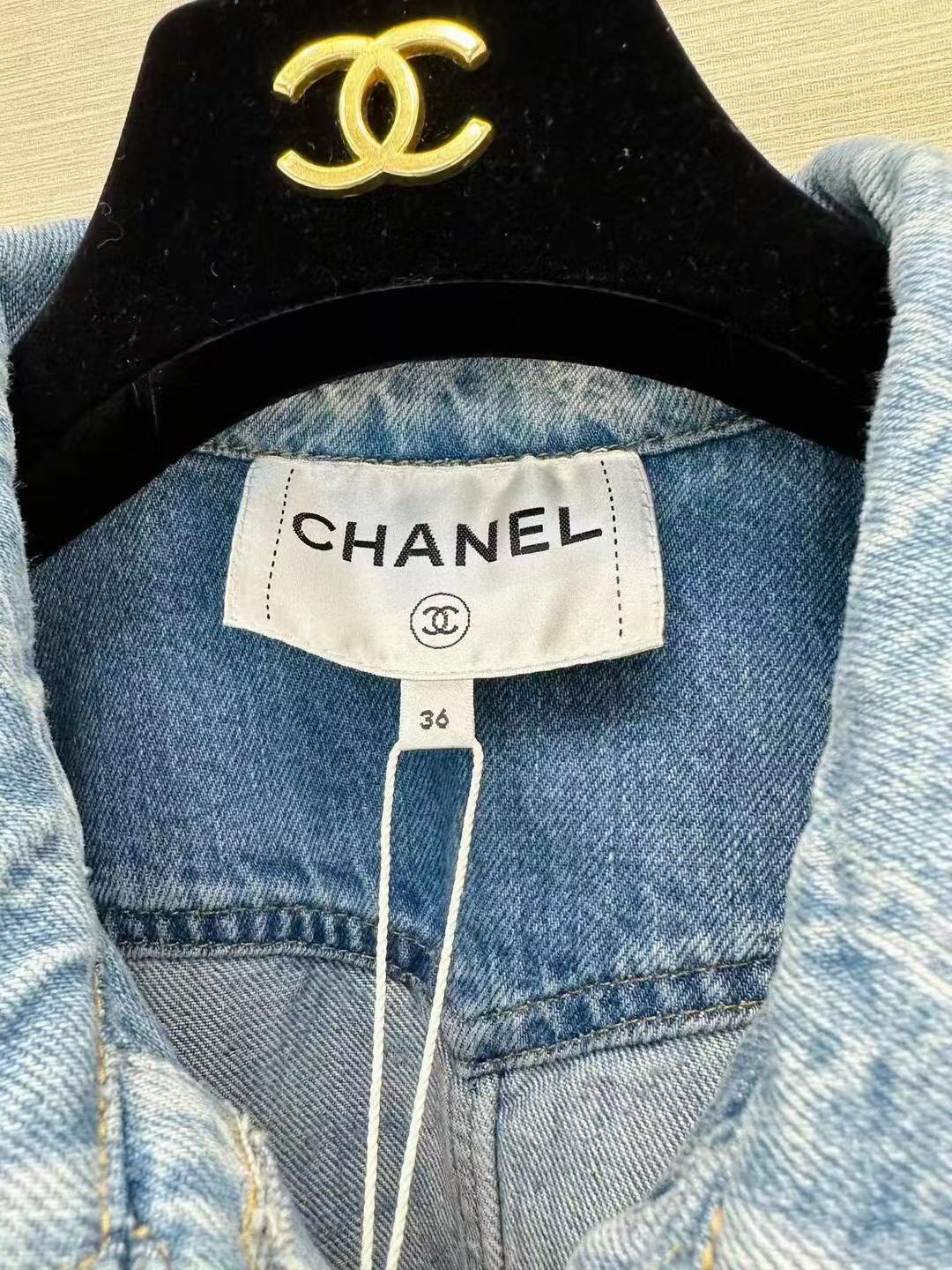 New Logo Print Denim Jacket