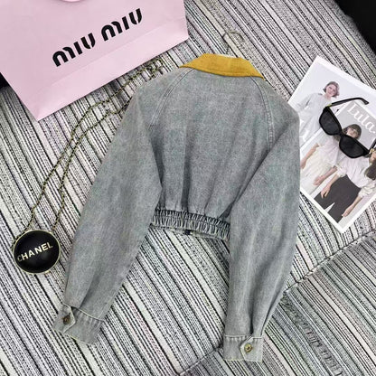 New Corduroy Lapel Jacket