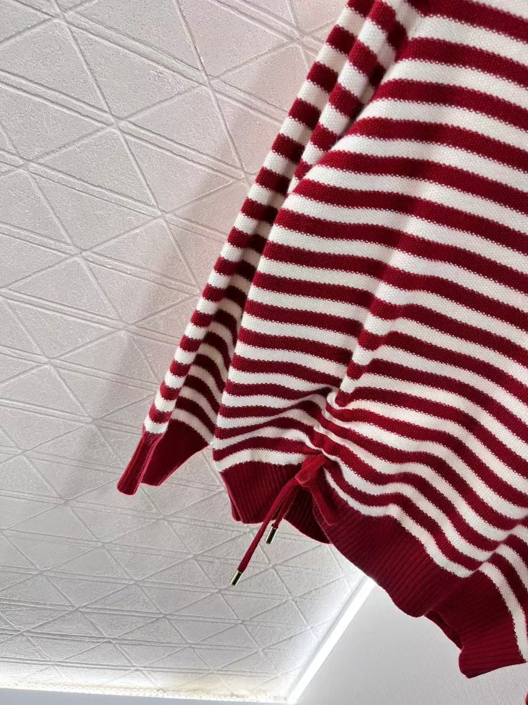 New Small Logo Striped Wool Sweater